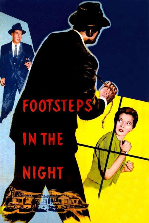 Footsteps in the Night 1957 official movie poster