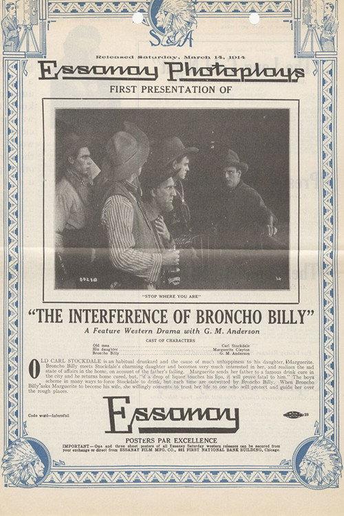 The Inference of Broncho Billy 1914 official movie poster