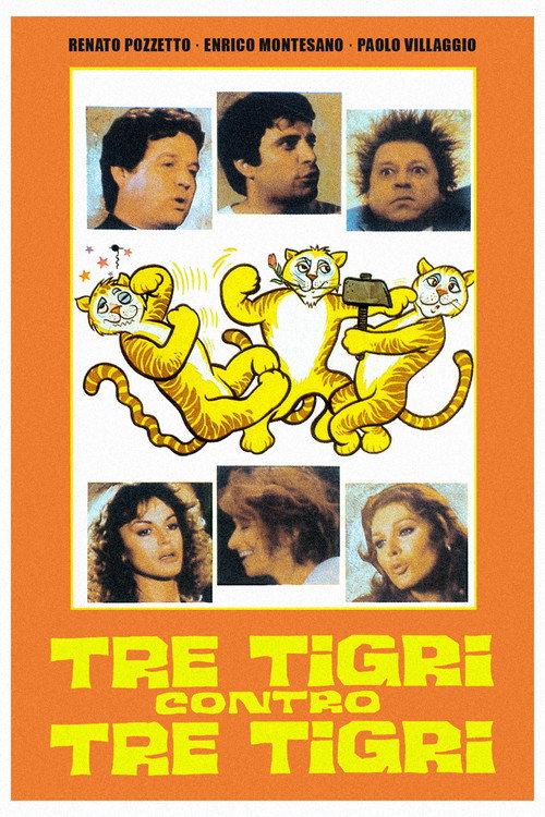 Three Tigers Against Three Tigers 1977 official movie poster