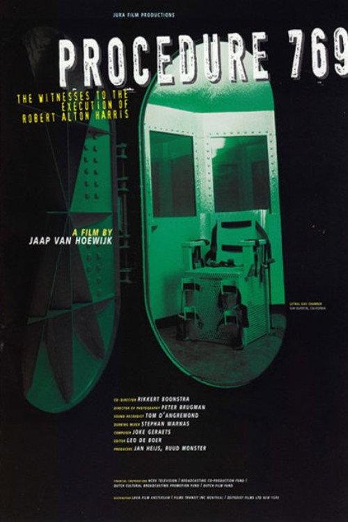 Procedure 769: The Witnesses to an Execution 1995 official movie poster