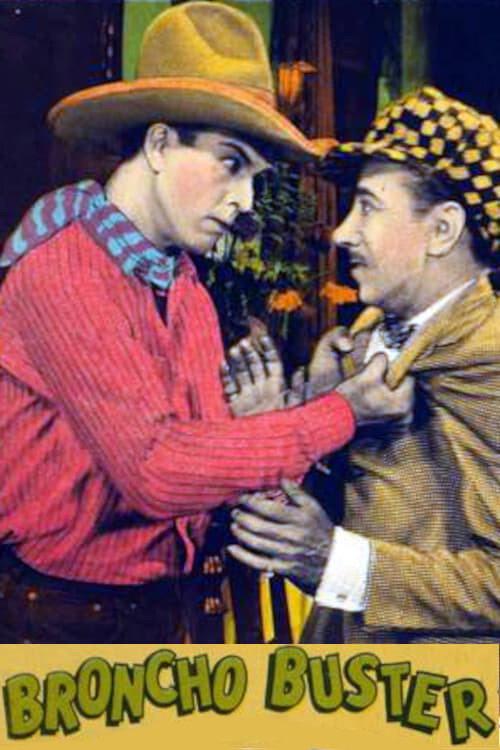 The Broncho Buster 1927 official movie poster