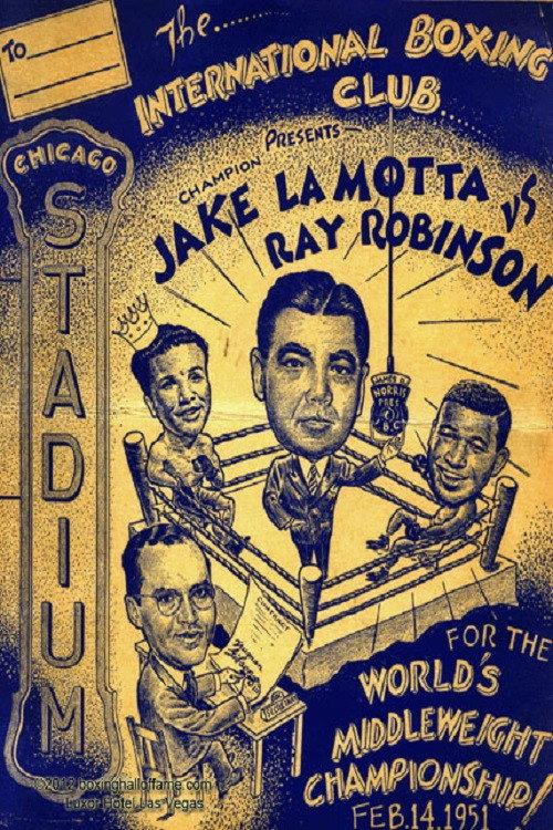 Jake LaMotta vs. Sugar Ray Robinson VI 1951 official movie poster