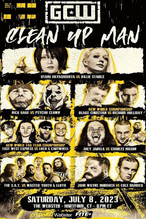GCW Clean Up Man 2023 official movie poster