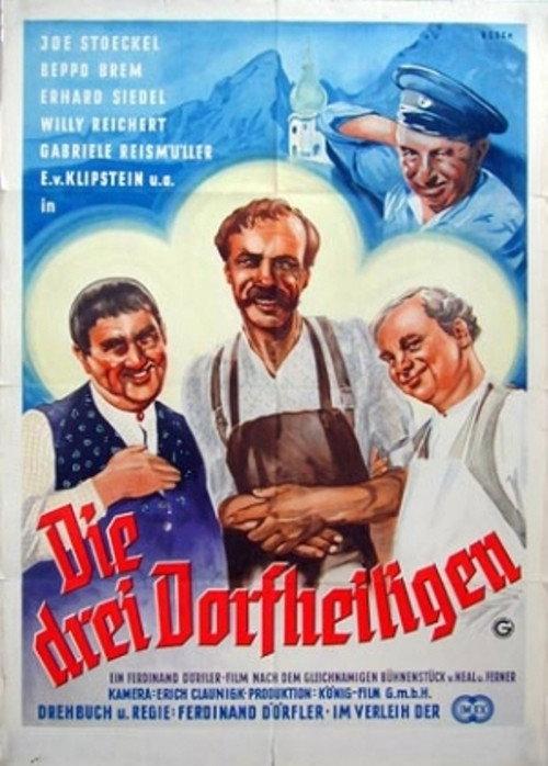 Die drei Dorfheiligen 1949 official movie poster