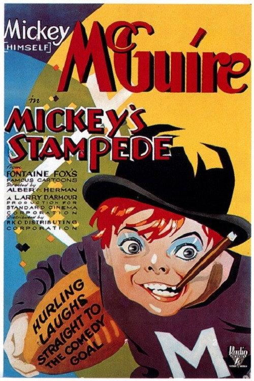 Mickey's Stampede 1931 official movie poster