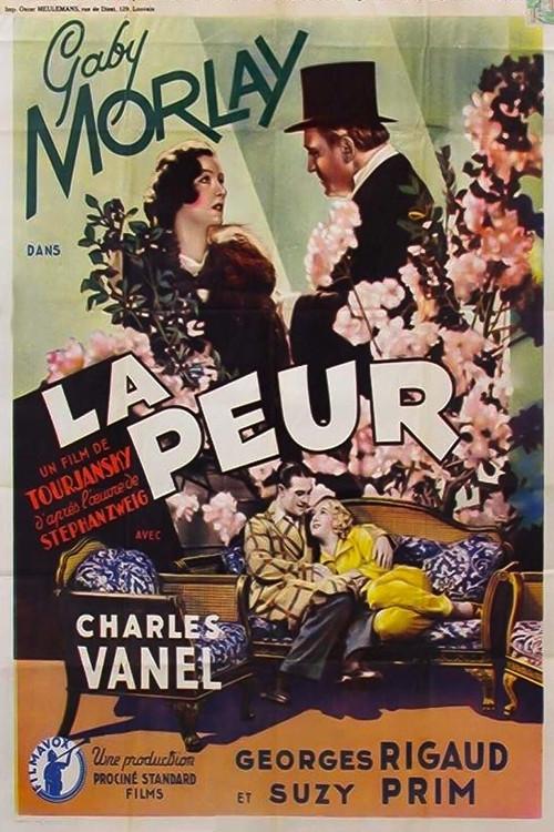 The Fear 1936 official movie poster