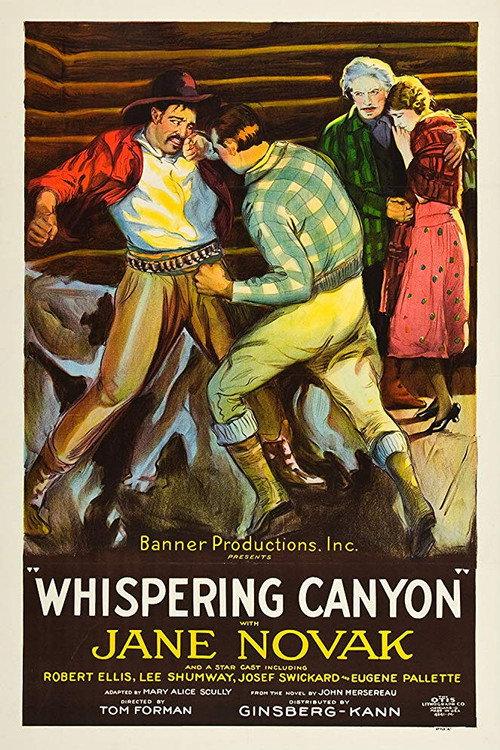 Whispering Canyon 1926 official movie poster