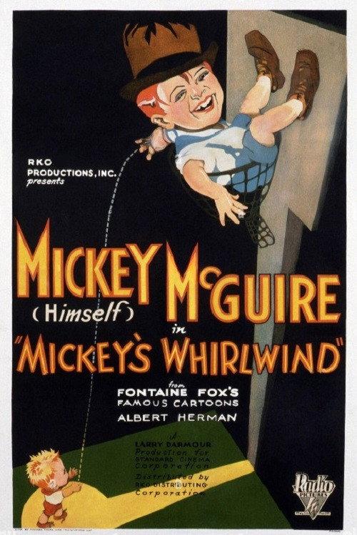 Mickey's Whirlwinds 1930 official movie poster