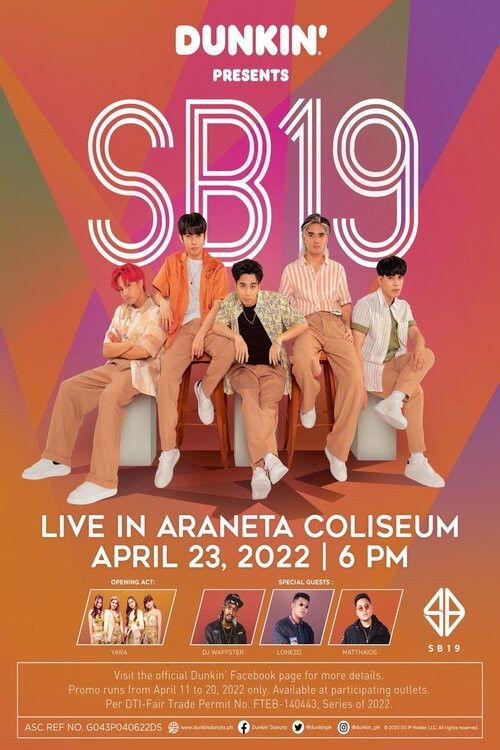 Dunkin Presents: SB19 Live in Araneta Coliseum 2022 official movie poster