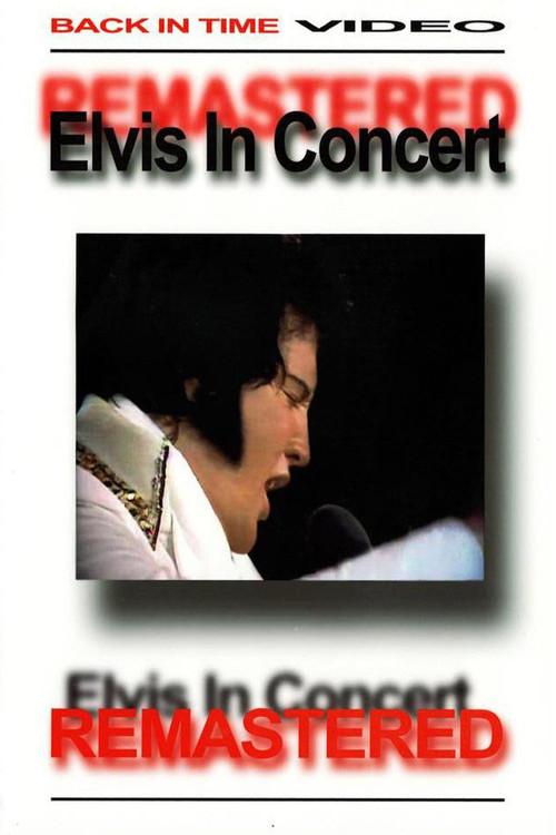 Elvis In Concert Remastered 2009 official movie poster