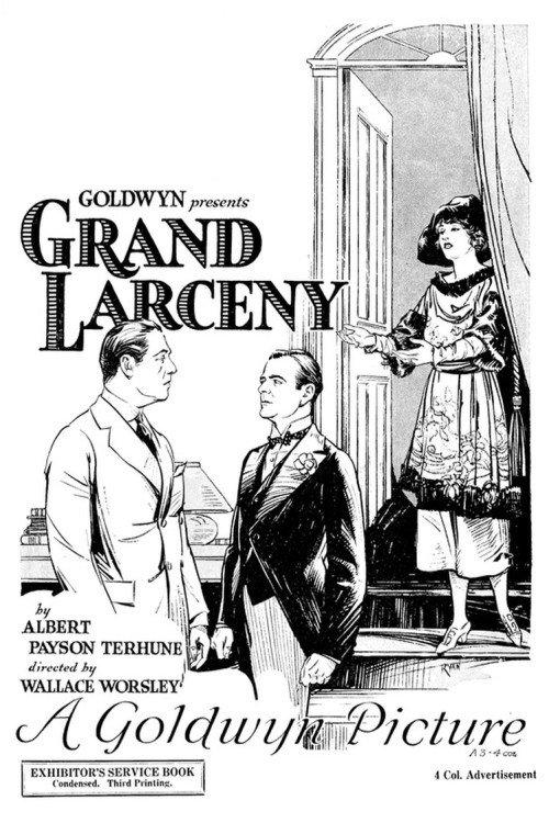 Grand Larceny 1922 official movie poster