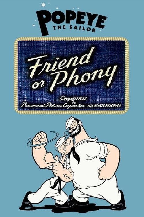 Friend or Phony 1952 official movie poster