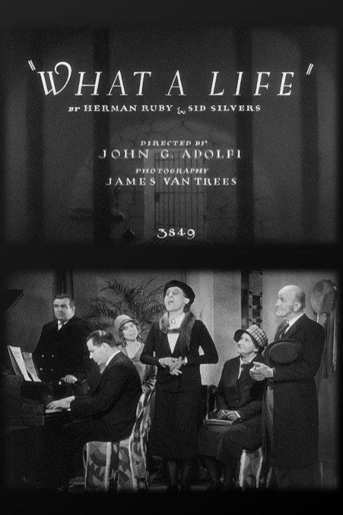What a Life 1930 official movie poster