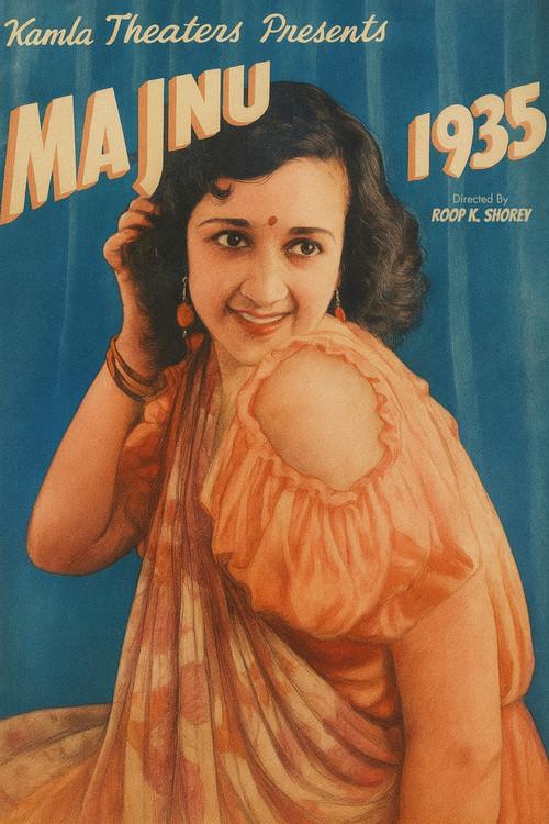 Majnu 1935 1935 official movie poster