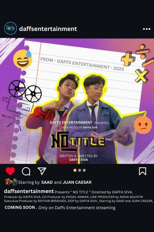 NO TITLE 2025 official movie poster
