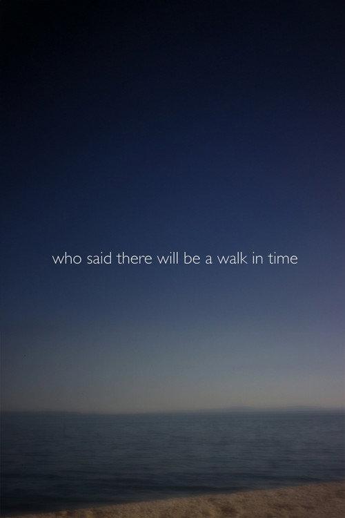 Who Said There Will Be a Walk in Time 2020 official movie poster