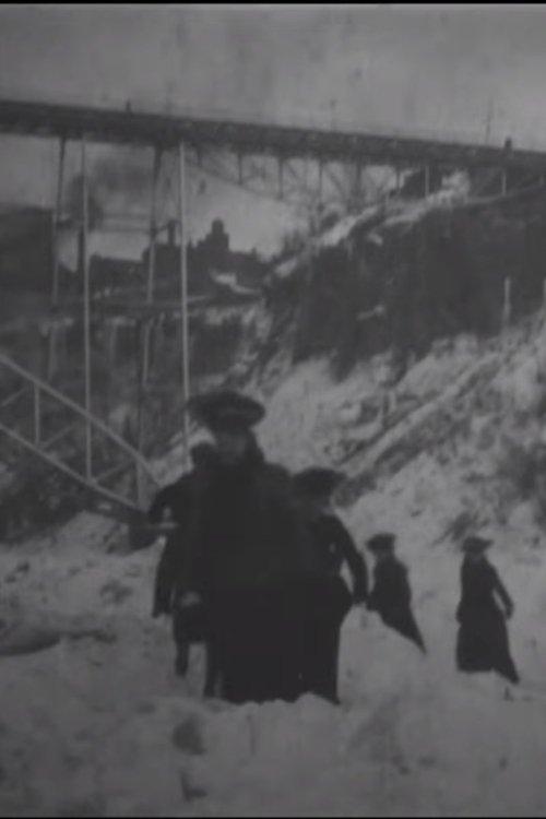 Crossing Ice Bridge at Niagara Falls 1904 official movie poster