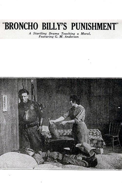 Broncho Billy's Punishment 1914 official movie poster
