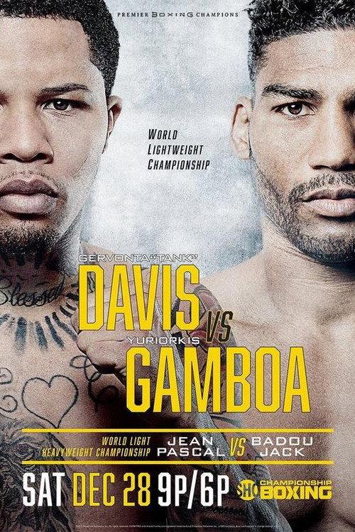 Gervonta Davis vs. Yuriorkis Gamboa 2019 official movie poster