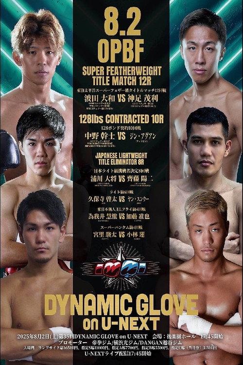 DYNAMIC GLOVE on U-NEXT Vol.35 2025 official movie poster