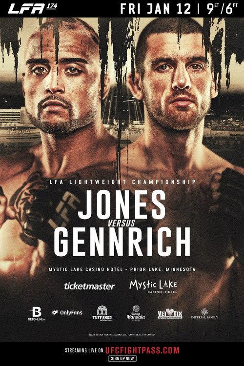 LFA 174: Jones vs. Gennrich 2024 official movie poster