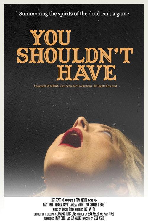 You Shouldn't Have 2020 official movie poster