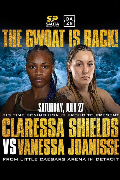 Claressa Shields vs. Vanessa Joanisse 2024 official movie poster