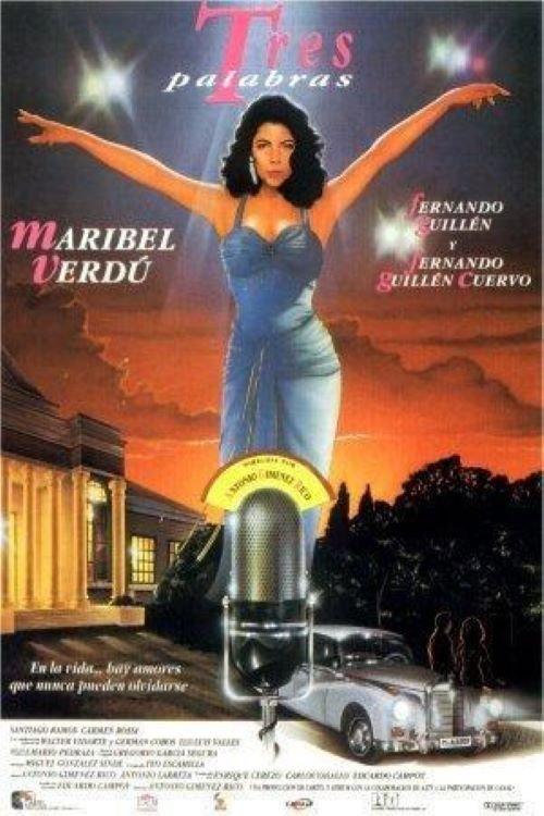 Tres palabras 1993 official movie poster