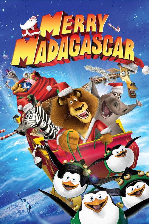 Merry Madagascar 2009 official movie poster