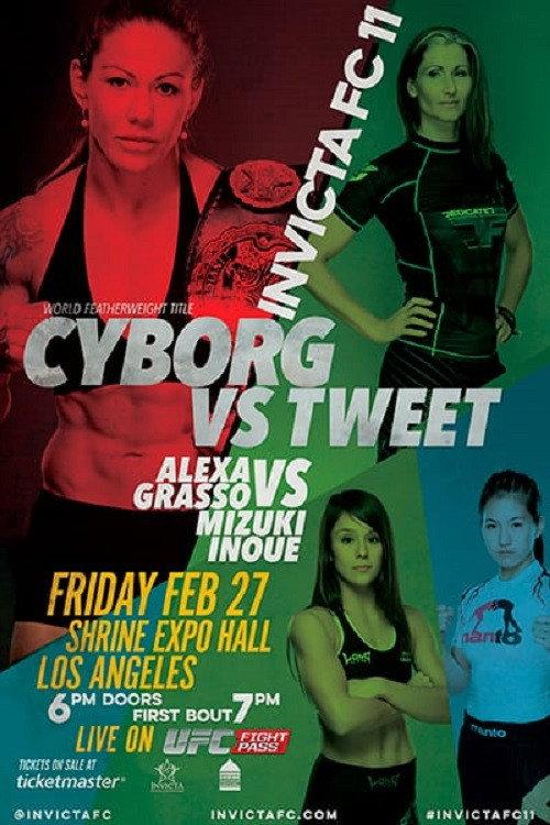 Invicta FC 11: Cyborg vs. Tweet 2015 official movie poster