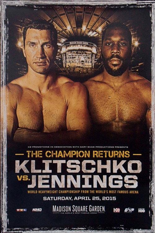 Wladimir Klitschko vs. Bryant Jennings 2015 official movie poster