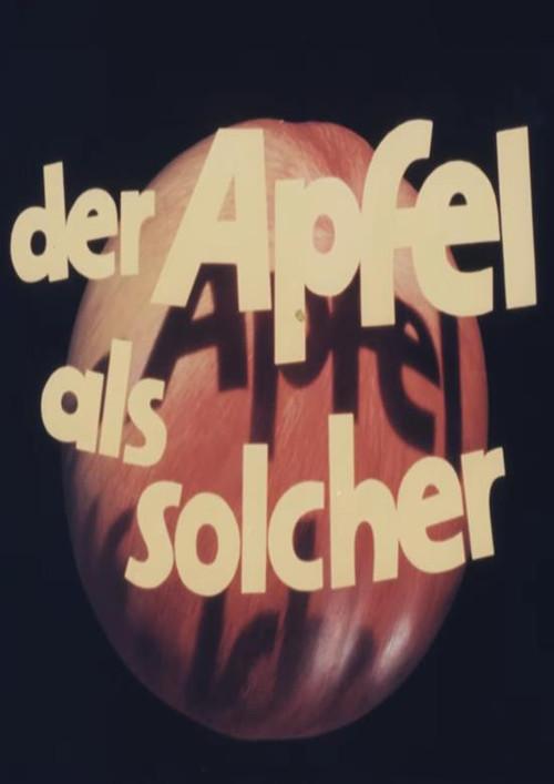 Der Apfel als solcher 1979 official movie poster