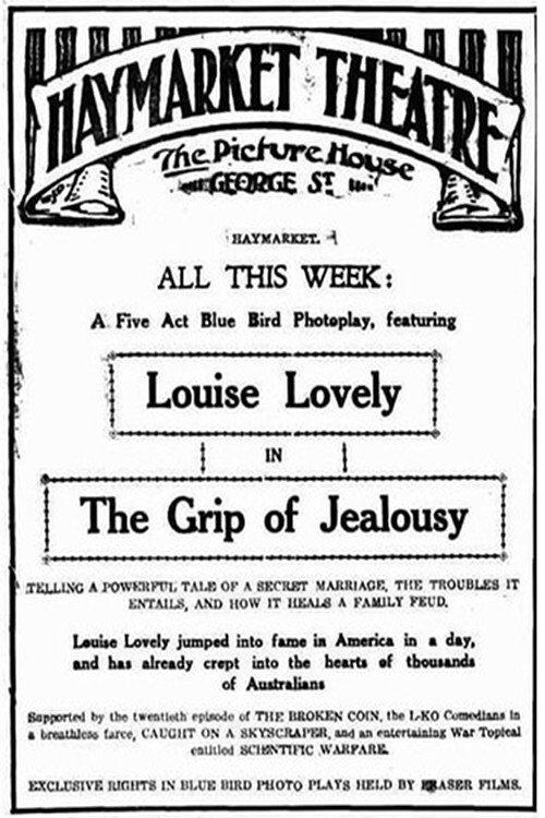 The Grip of Jealousy 1916 official movie poster