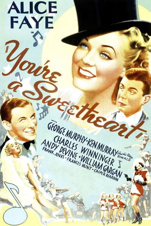 You're a Sweetheart 1937 official movie poster