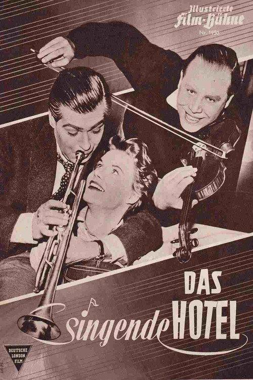 Das singende Hotel 1953 official movie poster