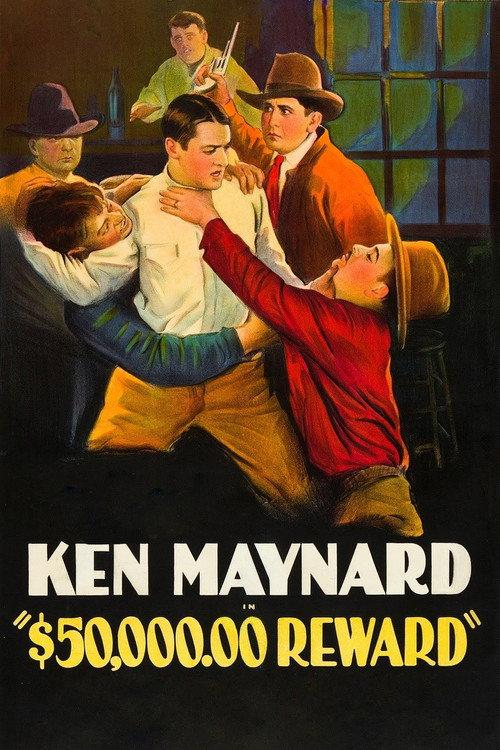 $50,000 Reward 1924 official movie poster