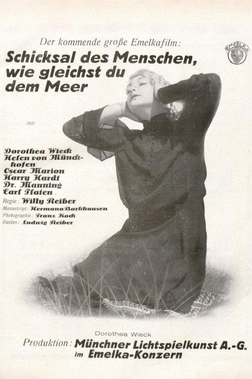 Sturmflut 1927 official movie poster