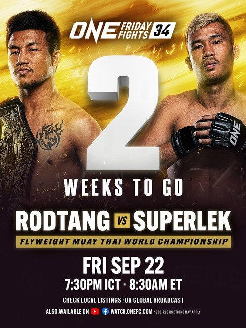ONE Friday Fights 34: Rodtang vs. Superlek 2023 official movie poster