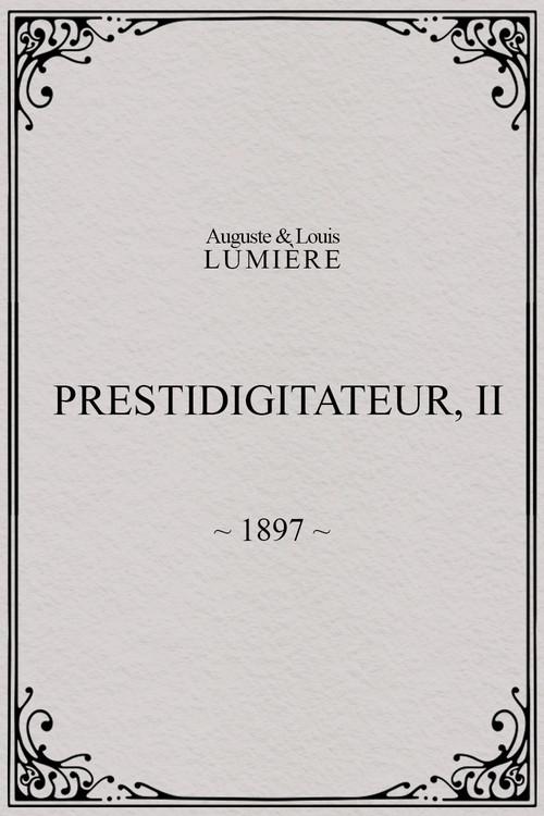 Prestidigitateur, II 1897 official movie poster