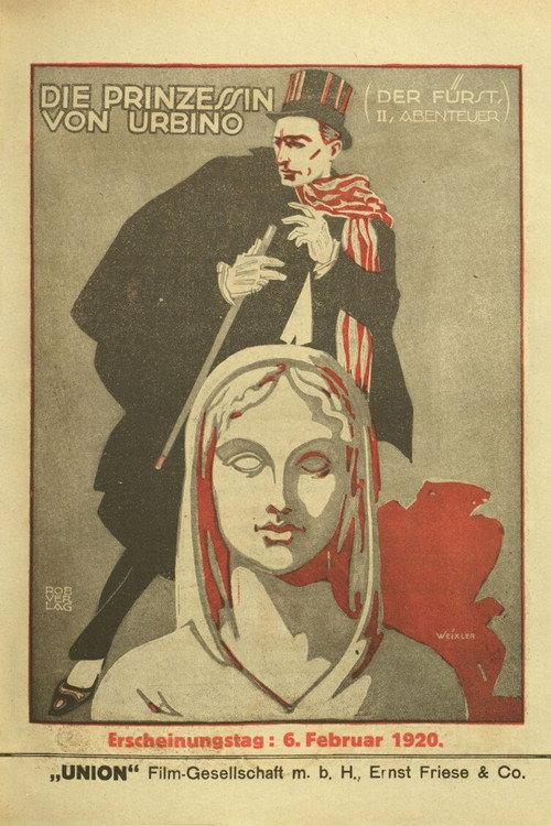 Die Prinzessin von Urbino 1919 official movie poster