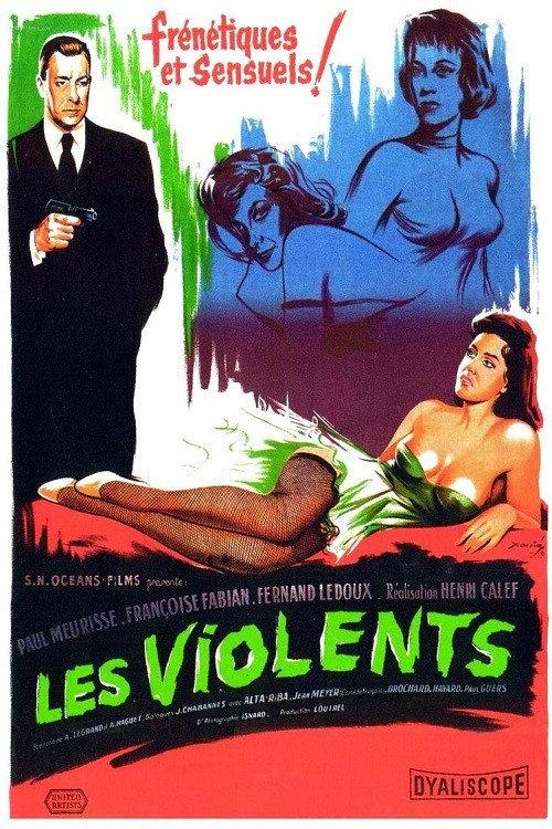 Les Violents 1958 official movie poster
