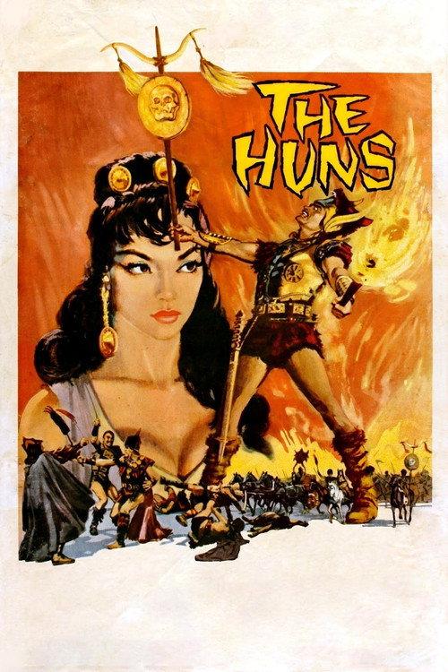 The Huns 1960 official movie poster