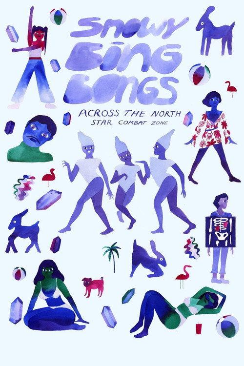 Snowy Bing Bongs Across the North Star Combat Zone 2017 official movie poster