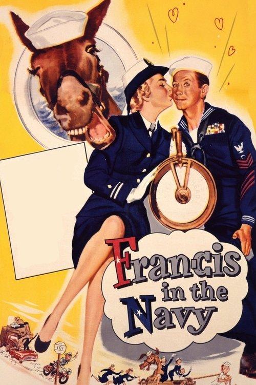 Francis in the Navy 1955 official movie poster