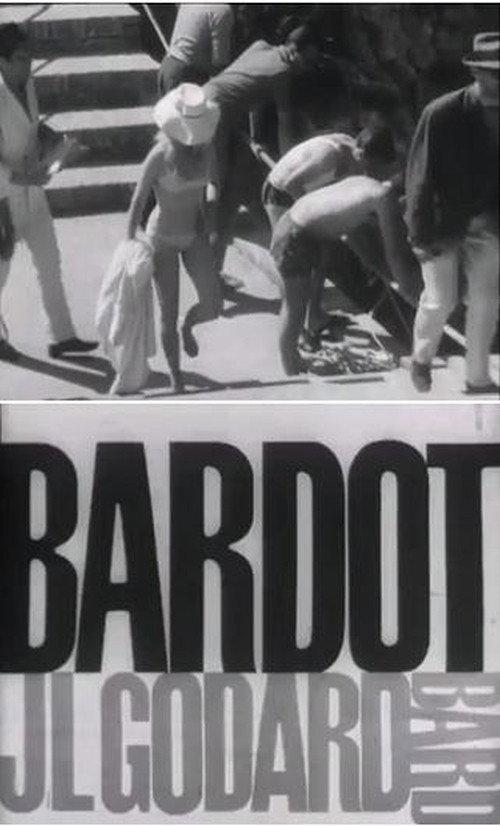 Bardot et Godard 1964 official movie poster