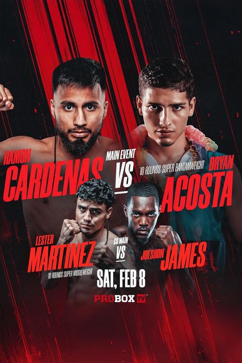 Ramon Cardenas vs. Bryan Acosta 2025 official movie poster