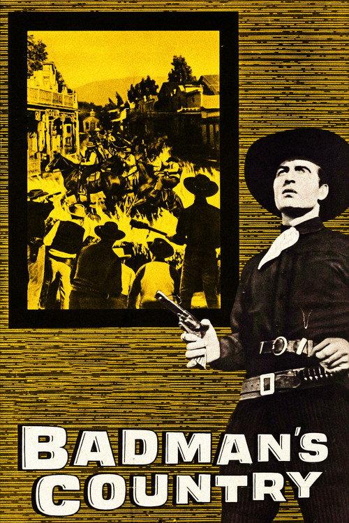 Badman's Country 1958 official movie poster