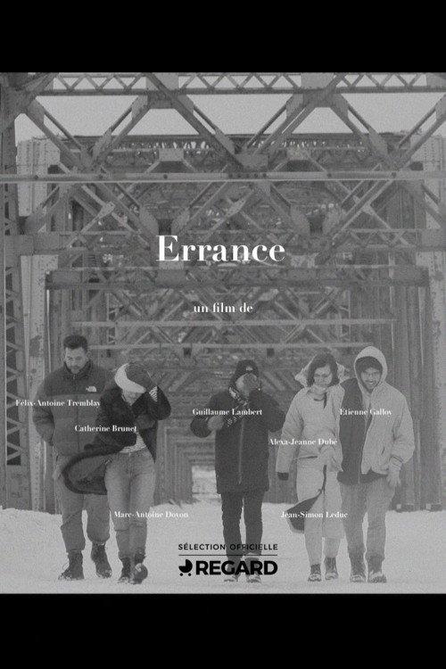 Errance 2021 official movie poster