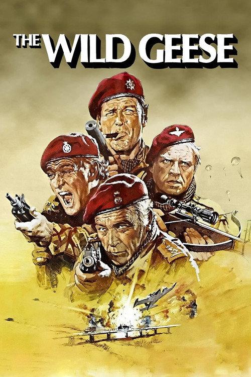 The Wild Geese 1978 official movie poster