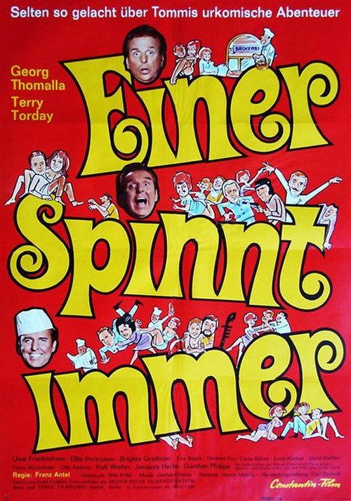 Einer spinnt immer 1971 official movie poster